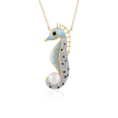 Collana in argento con Perla di Acqua Dolce