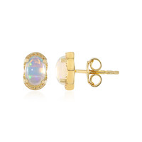 Orecchini in argento con Opale di Welo