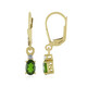 Orecchini in argento con Diopside Russo