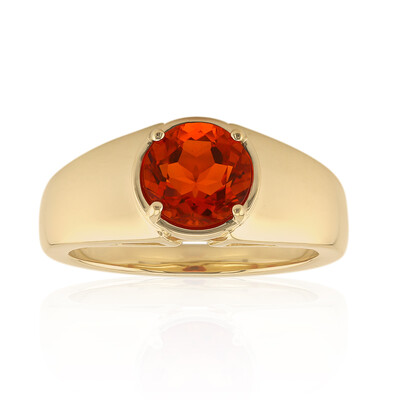 Anello in oro con Opale di Fuoco Messicano AAA