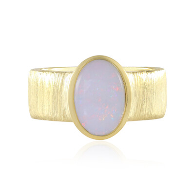 Anello in argento con Opale Australiano