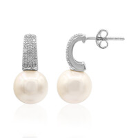 Orecchini in argento con Perla di Acqua Dolce
