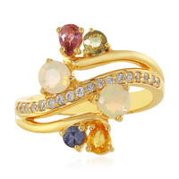 Anello in argento con Opale di Welo