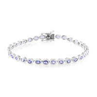 Bracciale in argento con Tanzanite