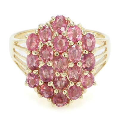 Anello in oro con Zaffiro Padparadscha (non riscaldato) (AMAYANI)