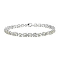 Bracciale in argento con Ametista Verde