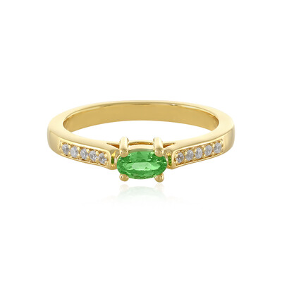 Anello in argento con Tsavorite