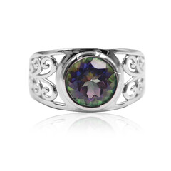 Anello in argento con Topazio Mistico