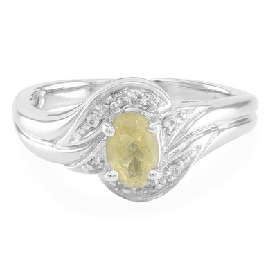 Anello in argento con Apatite Xia