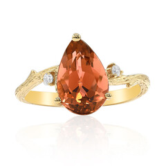 Anello in oro con Tormalina Neon del Congo (Smithsonian)