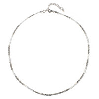 Collana in argento con Diamante Color Argento