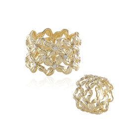 Anello in oro con Diamante I2 (H) (de Melo)