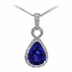 Collana in oro con Tanzanite AAA (CIRARI)