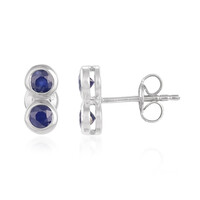 Orecchini in argento con Zaffiro Blu