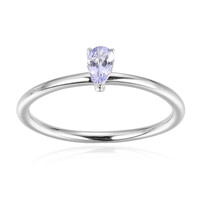 Anello in argento con Tanzanite