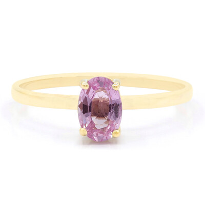 Anello in oro con Zaffiro Rosa