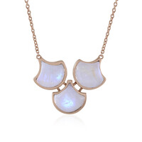 Collana in argento con Pietra di Luna Blu (KM by Juwelo)