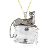 Collana in argento con Quarzo Bianco (Gems en Vogue)
