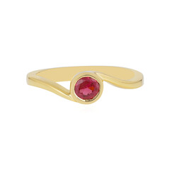 Anello in argento con Rubellite