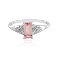 Anello in argento con Tormalina Rosa