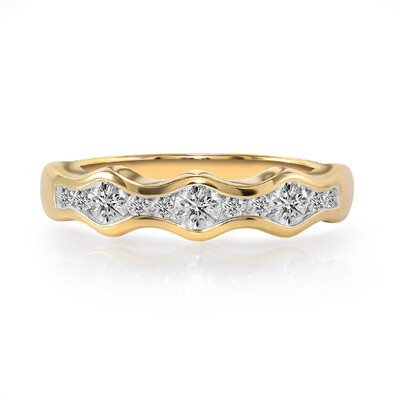 Anello in oro con Diamante IF (D) (Annette)
