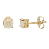 Orecchini in argento con Opale di Welo
