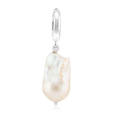 Ciondolo in argento con Perla d'Acqua Dolce Bianca (TPC)
