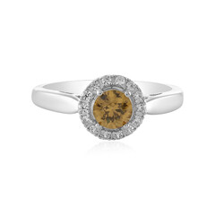 Anello in argento con Zircone Giallo