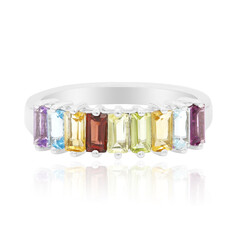 Anello in argento con Rodolite