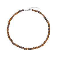 Collana in argento con Occhio di Tigre