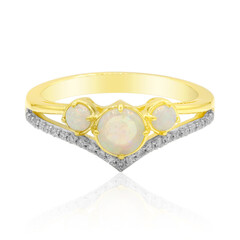 Anello in oro con Opale di Coober Pedy (Mark Tremonti)