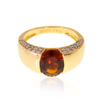 Anello in oro con Citrino Madeira (de Melo)