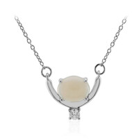 Collana in argento con Opale Bianco