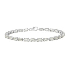 Bracciale in argento con Ametista Verde