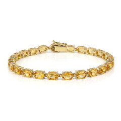Bracciale in argento con Citrino