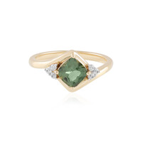Anello in argento con Apatite Cromo