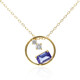 Collana in oro con Tanzanite AAA (CIRARI)