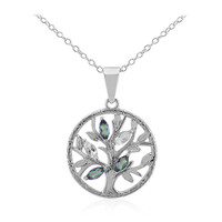 Collana in argento con Quarzo Mistico