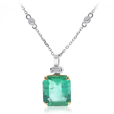 Collana in oro con Smeraldo Colombiano (CIRARI)