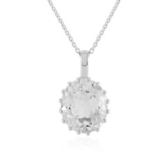 Collana in argento con Topazio Bianco
