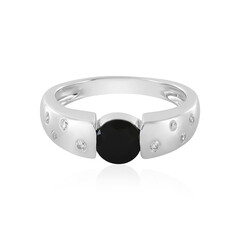 Anello in argento con Tormalina Nera
