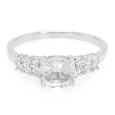 Anello in argento con Petalite