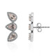 Orecchini in argento con Morganite