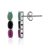 Orecchini in argento con Smeraldo