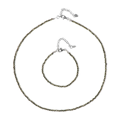 Parure in argento con Marcassite