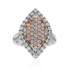 Anello in oro con Diamante Rosa I1 (CIRARI)