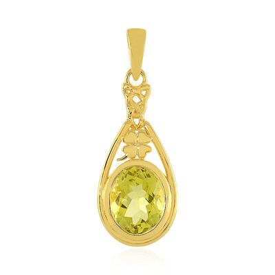 Ciondolo in argento con Quarzo Limone