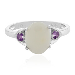 Anello in argento con Opale Australiano