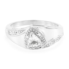 Anello in argento con Goshenite