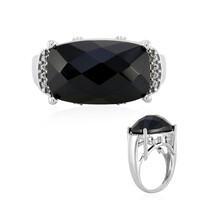 Anello in argento con Spinello Nero